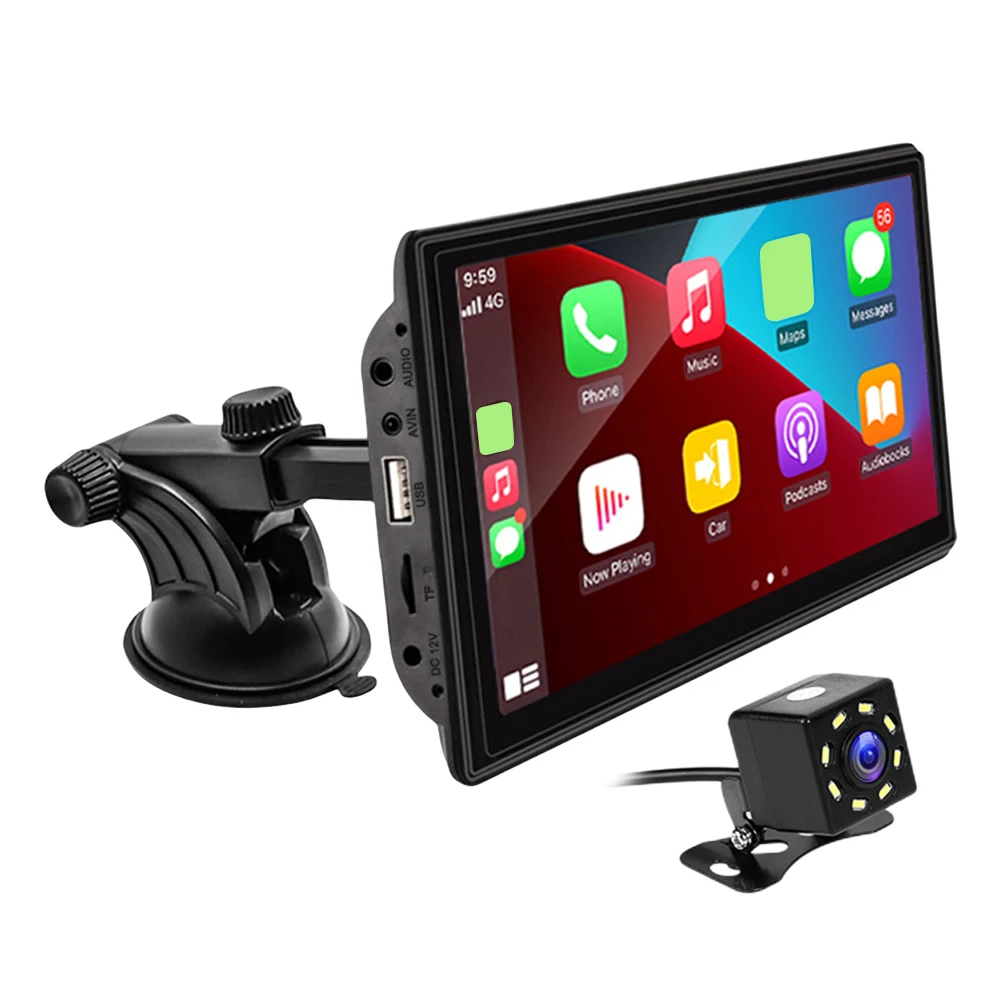 Portable Navigator HD Display Carplay Android Auto Car Intelligent System Mirrorlink 7.0 Inch Touch Screen WiFi Reversing Camera