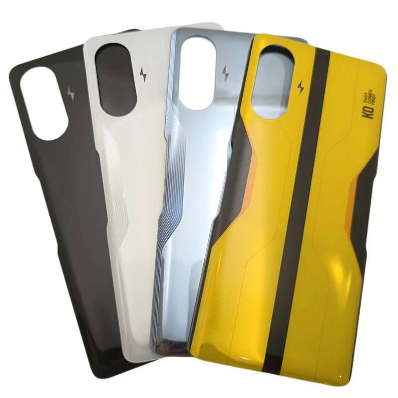 

10Pcs/Lot For Xiaomi Redmi K40 K50 Gaming Battery Cover Back 3D Glass Panel Rear Housing Door Case Replacement+Adhesive Sticker
