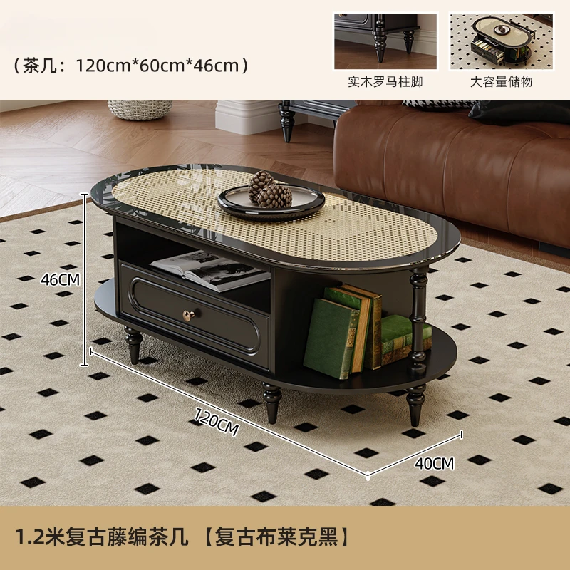 レトロ籐テーブル 東谷 ラタン 籐 センターテーブル テーブル 机 ラタンセンター