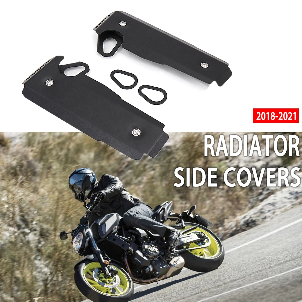 

For FZ07 FZ 07 FZ-07 Motorcycle Accessorie Radiator Side Covers Protective Guard For Yamaha MT07 MT 07 MT-07 2018 2019 2020 2021