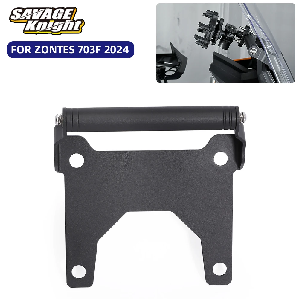 For ZONTES 703F 2024 Phone Navigation Recorder Mount Bracket Adapter Extension Bar GPS Mobile Phone Support Handlebar Holder