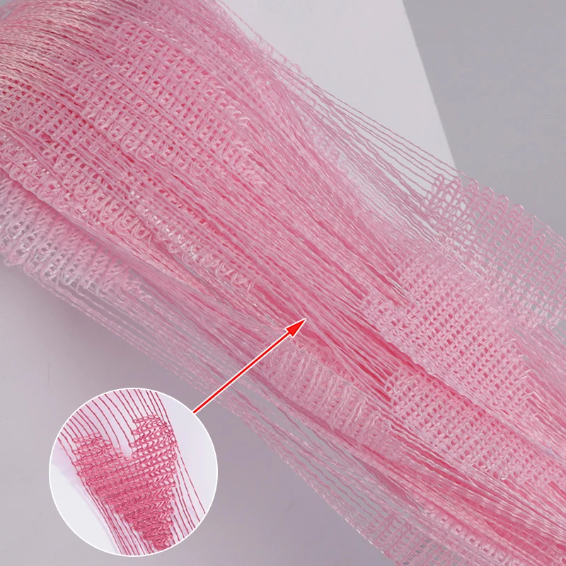 1x2m New Shiny Tassel Silver Line String Curtain Valance Living Room Divider Wedding DIY Home Decor 