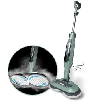 S7000AMZ Steam amp Scrub AllinOne Scrubbing and Sanitizing Hard Floor Steam Mop, Pure Water Renewed 1