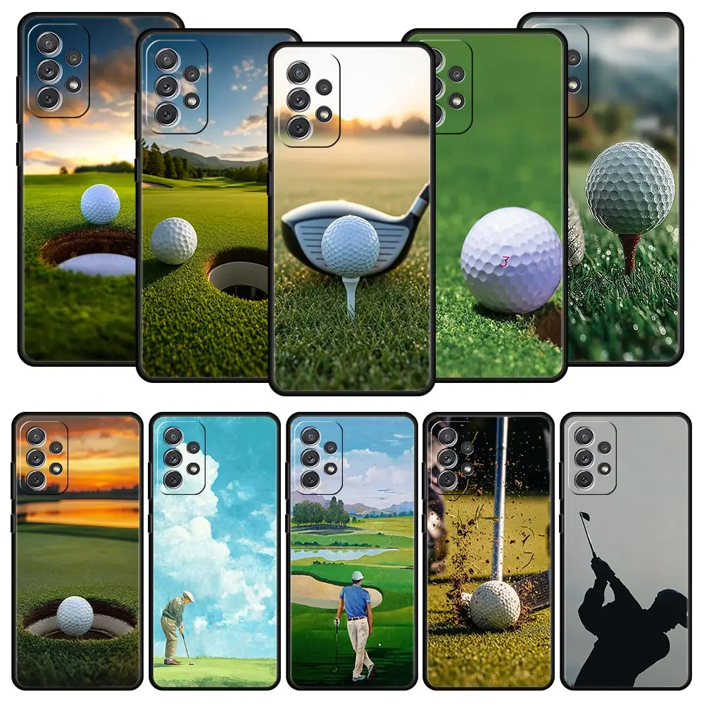 Modern Golf-Themed Smartphone Case - Sleek and Durable Design