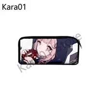 Hip Hop Youthful Pen Bags Anime Danganronpa 3D Print Pencil Box Child stationery Storage Bag Pencil bag Simple Cosmetic bags 1