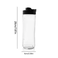 Tasse portable pour mélangeur de jus de fruits, accessoire de bouteille de sport, compatible avec BLSTshrimp Ju479, 20oz 5