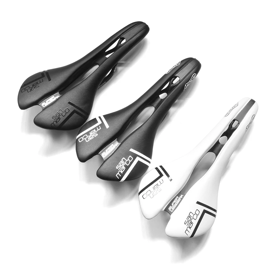 San marco mantra sattel Carbon faser rennrad sattel 114g 278X131mm Vordersitz Matte Prostata sattel Fahrrad zubehör – Detail 15