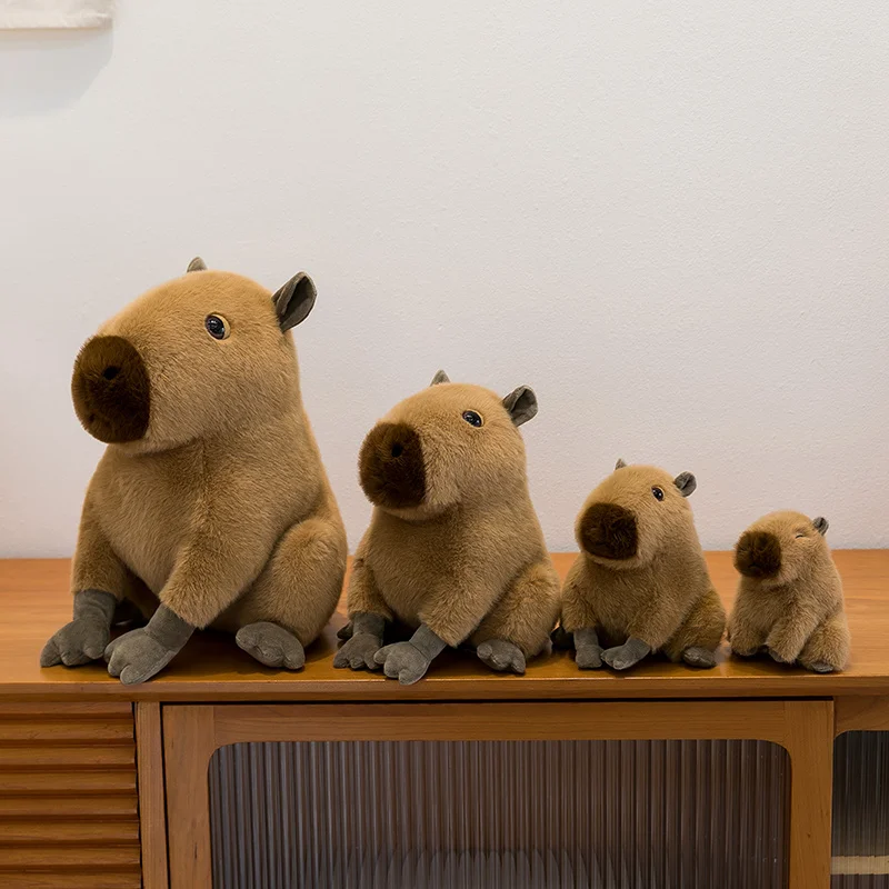 Lovely Capybara Plush Toy - Soft Kawaii Stuffed Animal Doll Pillow Gift