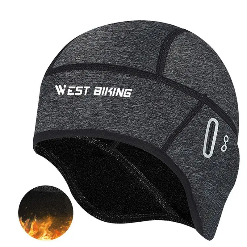 Winter Thermal Cycling Cap Windproof Skull Cap Liner Bicycle Cap Running Skiing Riding Motorcycle Hat MTB Bike Cycling Headwear