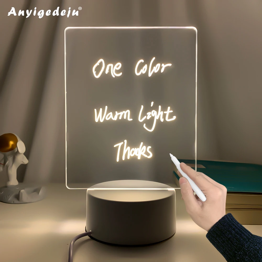 Led Light Message Board Acrylic Led Message Board Girl Friend Gift