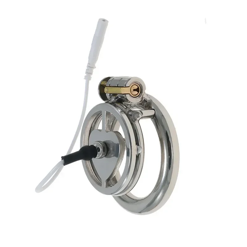 Electro Shock Chastity Device Physical Therapy Cock Cages Stimulation Pulse Massage Sex Toys For Men Medical Themed Cock Ring