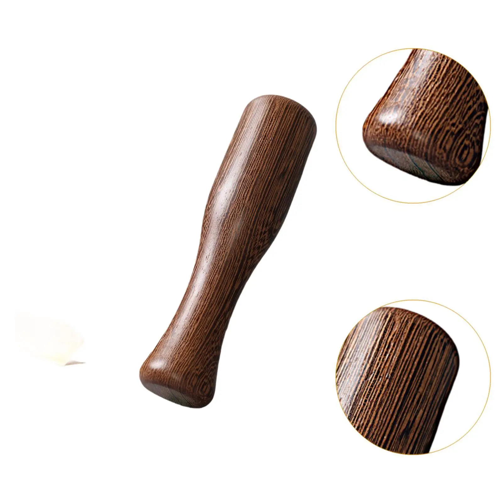 Wood Pestle Replacement Portable Garlic Pestle for Bar Home Use