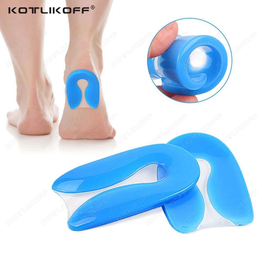 Silicone Gel Heel Pad Foot Pain Relief U-Shape Heel Cushion Inserts For Shoes Spur Protector Plantar Fasciitis Insole shoe insoles heel patch insole heel protector heel protector pads heel insoles heel cushion insole heel cushion protector