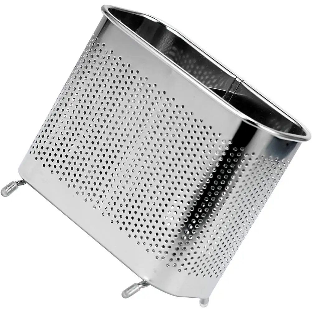Stainless Steel Holder Kitchen Stainless Steel Utensil Holder Supplies Silverware Drainer Utensil Container Cutlery Organizer