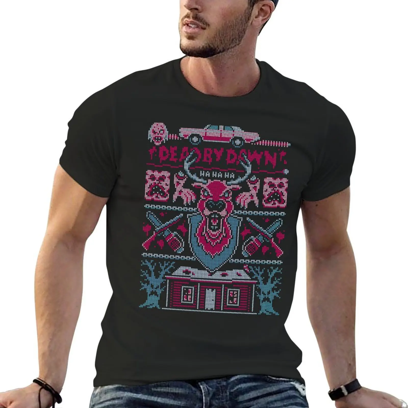 

Dead by Dawn T-Shirt kawaii clothes oversized graphic tee luxury clothes men