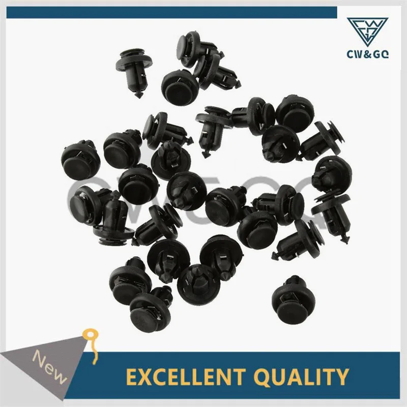 

30x Push-Type Bumper Retrainer Clips Fasteners 91506-S9A-003 for Acura for Honda