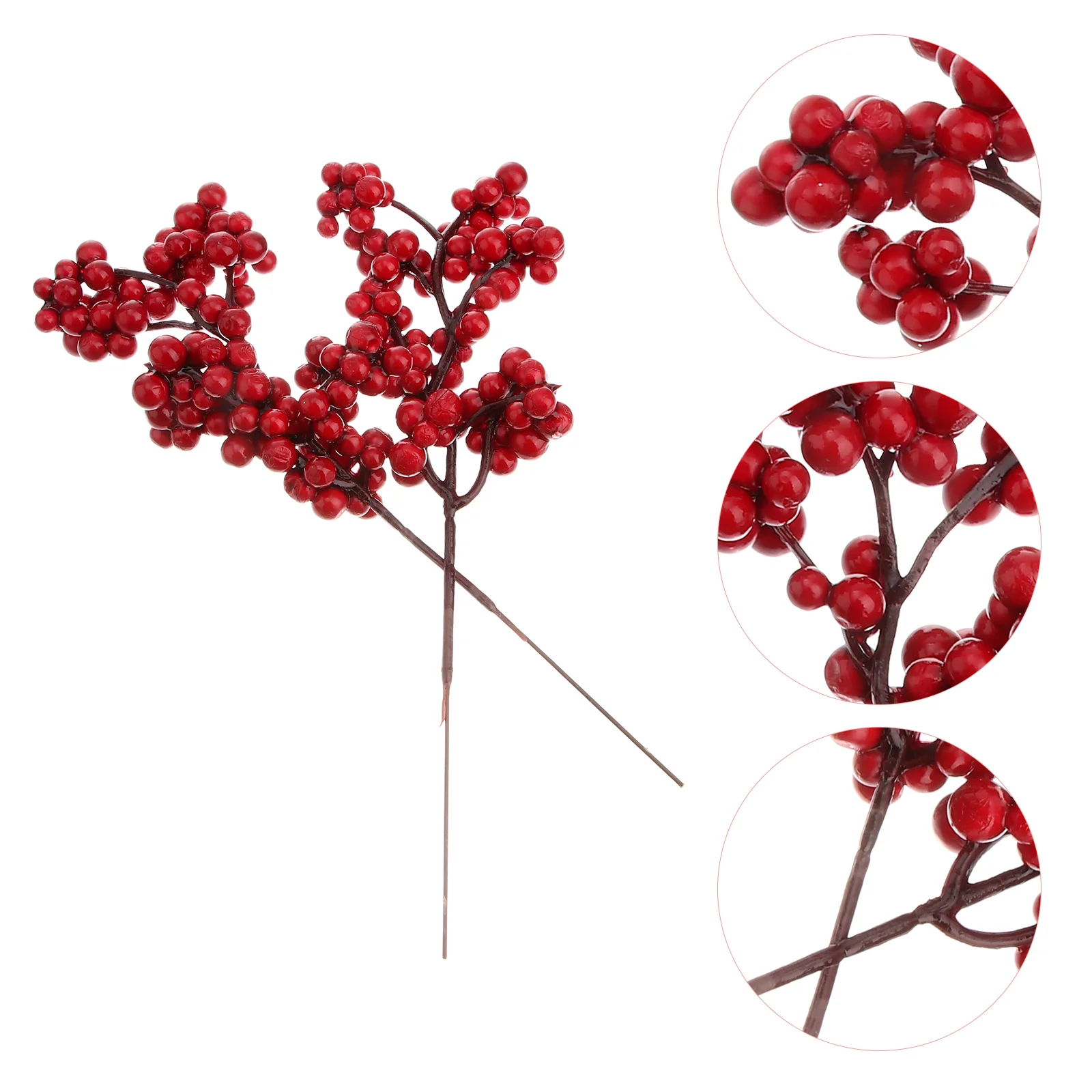 

Имитация красных ягод 10 шт. букет искусственных ягод ветки вишни тычинки для дома Рождественский Новогодний подарок