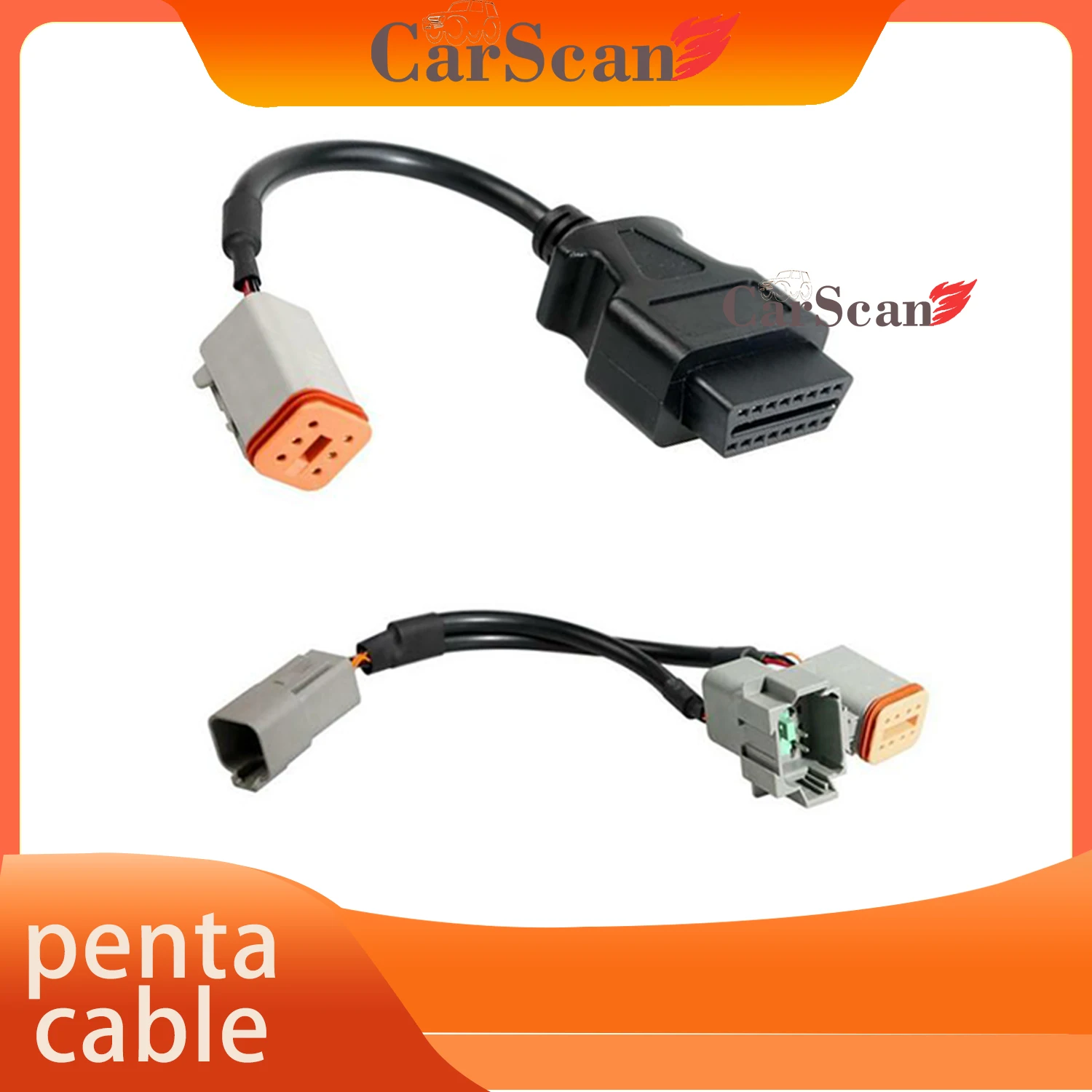 

Marine Engine Diagnostic Connect Cable of 6+8 Pins + Software for VOLVO Vocom Vodia Scanner Tool Adapter Penta Industrial Parts
