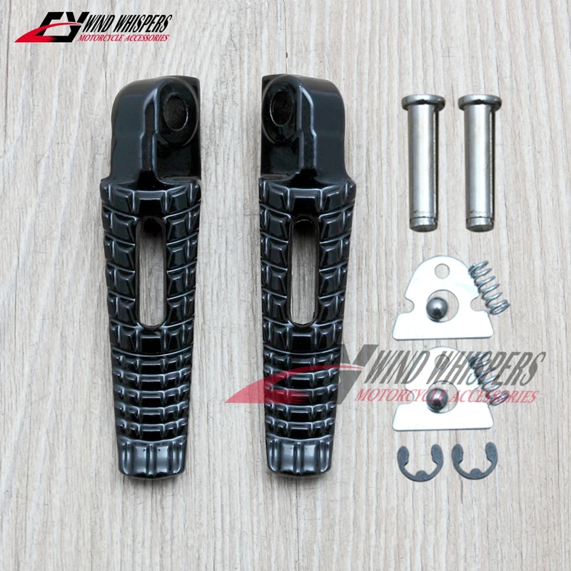 Motorcycle Front Rear Footrests Foot pegs For Suzuki GSXR 600 750 1000 GSXR600 GSXR750 GSXR1000 GSX1300R GSX1300 B-king Hayabusa motorcycle accessories motorcycle footrests motorcycle foot pedals