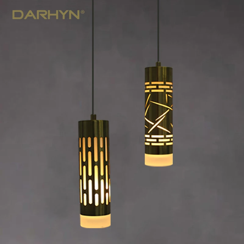 

Postmodern Creative Tube LED Pendant Light Indoor Decor Restaurant Bar Dinning Room Staircase Loft Aisle Chandelier Downlight