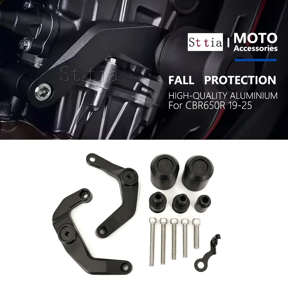 혼다 CB650R CBR650R CB CBR 650 R 650R CBR650 2019-2022 2023용 모터사이클 엔진 케이스 세이버 커버 가드 크래시 패드 프레임 슬라이드