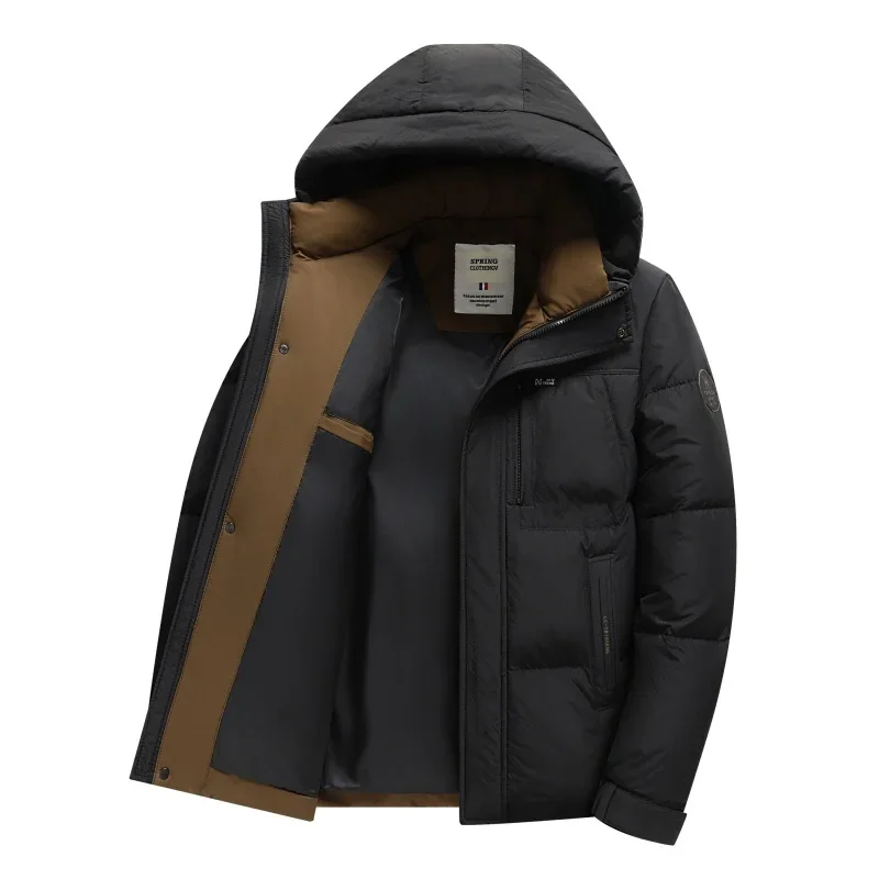 thumbnail image 1 of Chaquetas con capucha, chaqueta corta de plumas, ropa de diseñador para hombre, chaqueta de invierno 2024 para hombre, chaquetas cortas, abrigo informal para hombre, 1 of 5