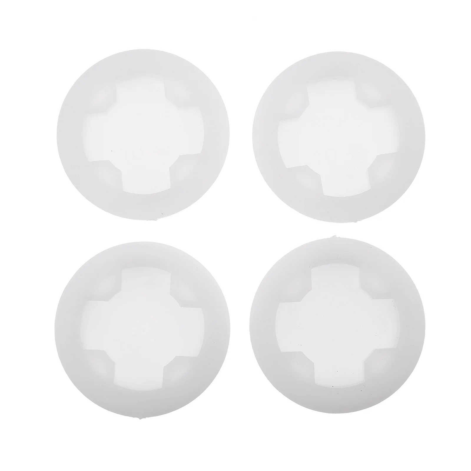 

4 Pcs Plastic Bucket Cover Bung Cap Oil Drum Barrel Seal Lid White Poly Buttress