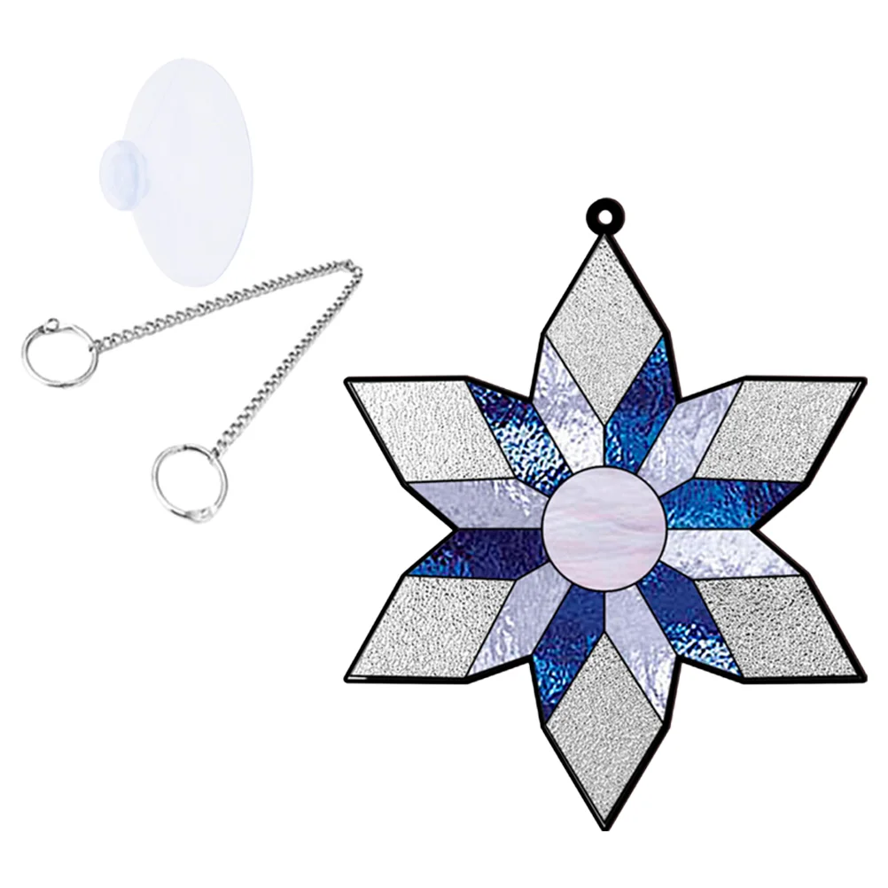 

Christmas Window Porch Home Decoration Acrylic Double Sided Tree Pendant Accessories