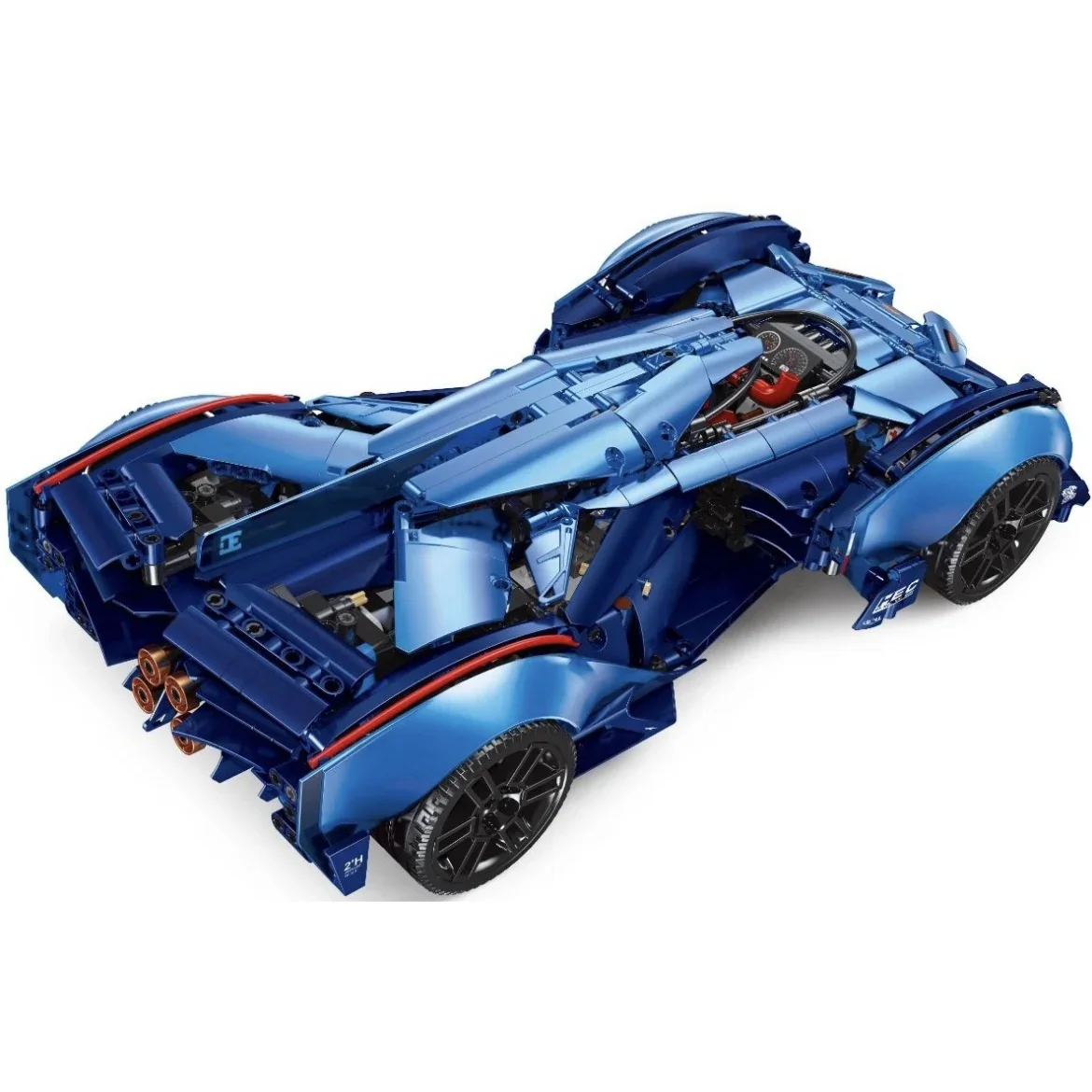 

Technical 1910pcs Vision Le Mans Concept Racing Car City Supercar Model Building Blocks MOC Sports Bricks Toys Gift For Children