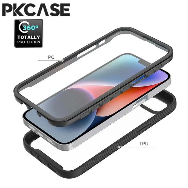 Ultimate 360° Protection Case - Full Coverage, Clear Design