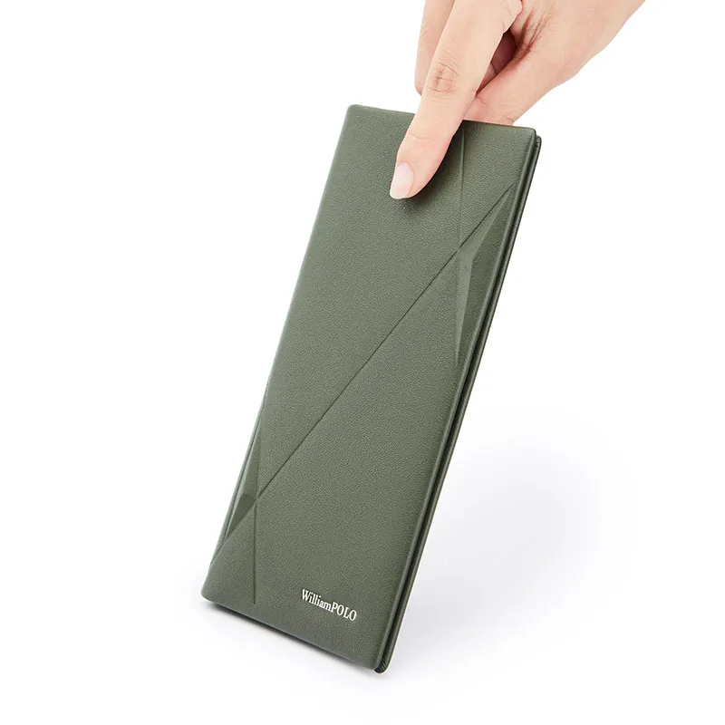 Fashionable men's card holder, genuine leather ultra-thin card bag, personalized trend wallet