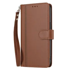 Leather Flip Wallet Case - Magnetic Shockproof Protection and Multi - Card Holder for Sony Xperia 5 VI (YB1060)