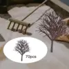 70x Model Trees Peach Tree Miniature Trees Model Tree Landscape Diorama for Train Garden Scenery Landscape DIY Crafts Sand Table 6