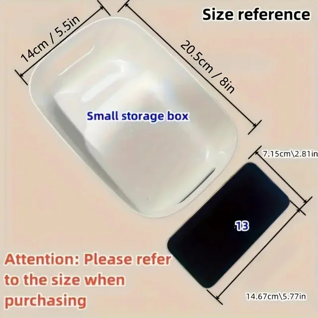 10pcs Large Capacity Storage Box with Cover Household Plastic Toy Storage Basket Snack Sundries Storage Box Desktop Organizer 5