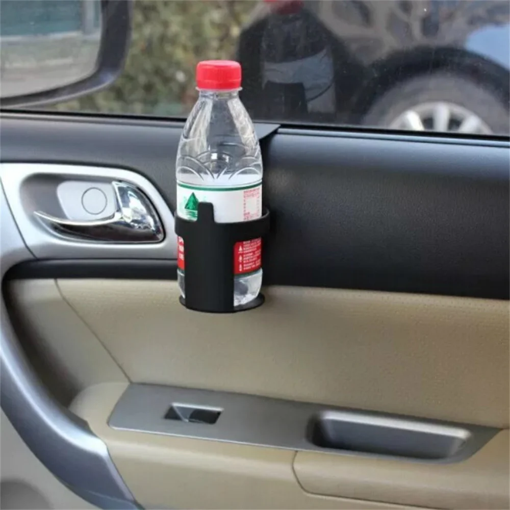 Car Cup Holder Auto Door Window Hanging Beverage Holder Portable Water Bottle Stand Car Storage Rack Auto Interior Accessories