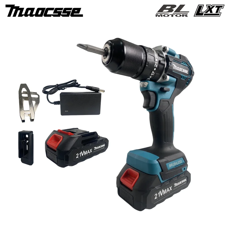 

DDF487 13mm Torque Brushless Electric Impact Drill Cordless Efficient Electric Screwdriver Tool Suitable for Makita 18V battery