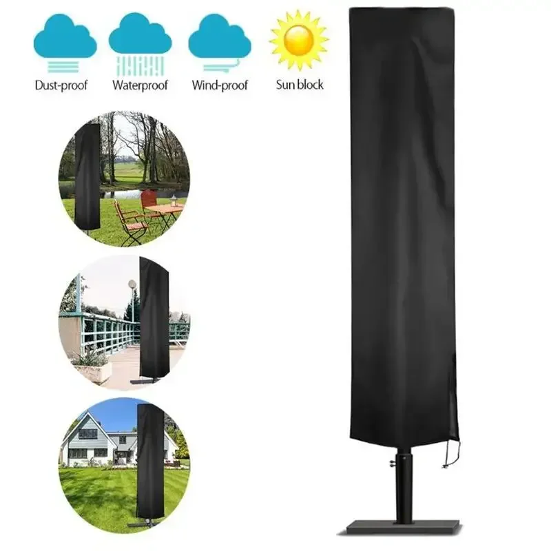 

Sunshade Parasol Outdoor Cloth Home Garden Cantilever Waterproof Cover Weatherproof Patio Umbrella Rain Oxford