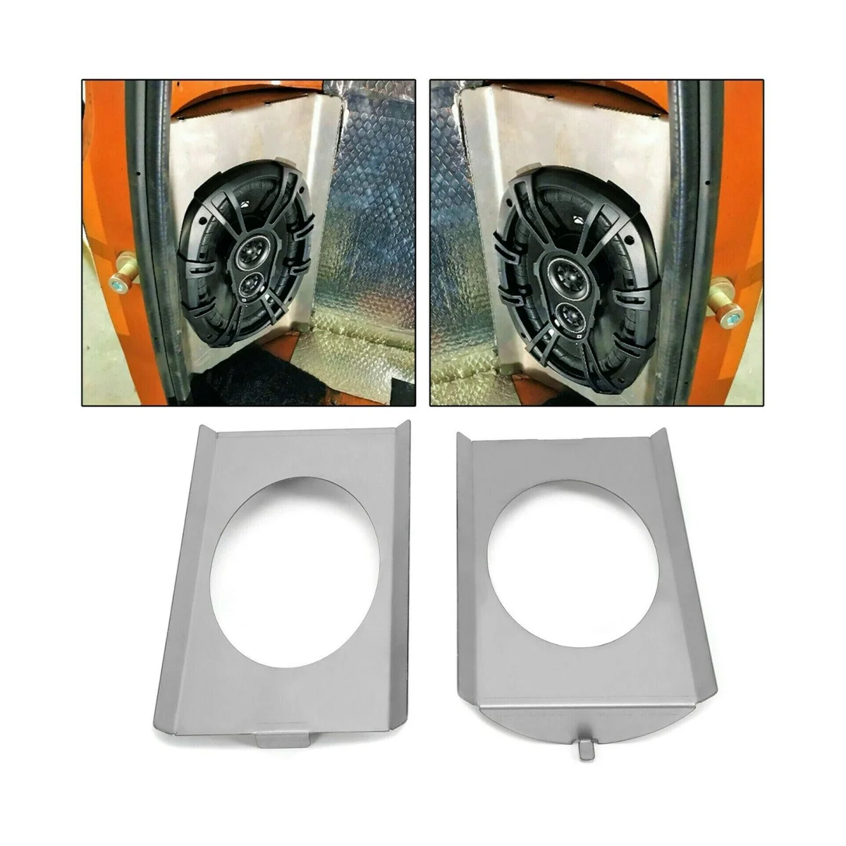 

1Pair Behind Seat Cab Corner 6x9 Inch Speaker Mounting Brackets for 1973-1987 Chevy C10