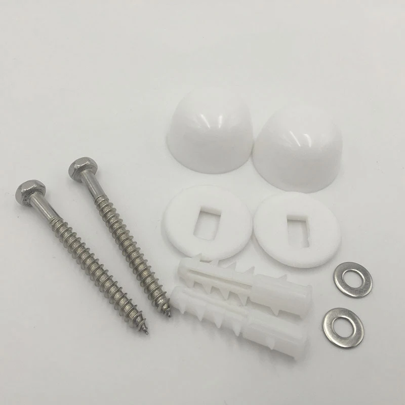 Description Picture 5 of item2 Sets Toilet Foot Mounting Screws Pan Fix To Floor Kit Toilet Bidet Anchor Bolts Repair Fixings Fitting Screws Toilet Parts