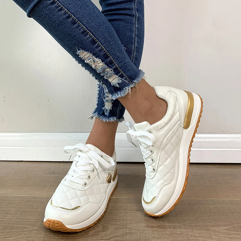 Femmes Rivet Sneakers Trainer Casual Fashion Senegal