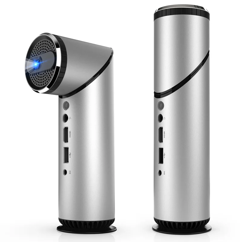 

Home Theater Portable Mini Multimedia1000 Lumens Micro Wifi Projector Android 6.0 Projector with 6000 Mah Battery