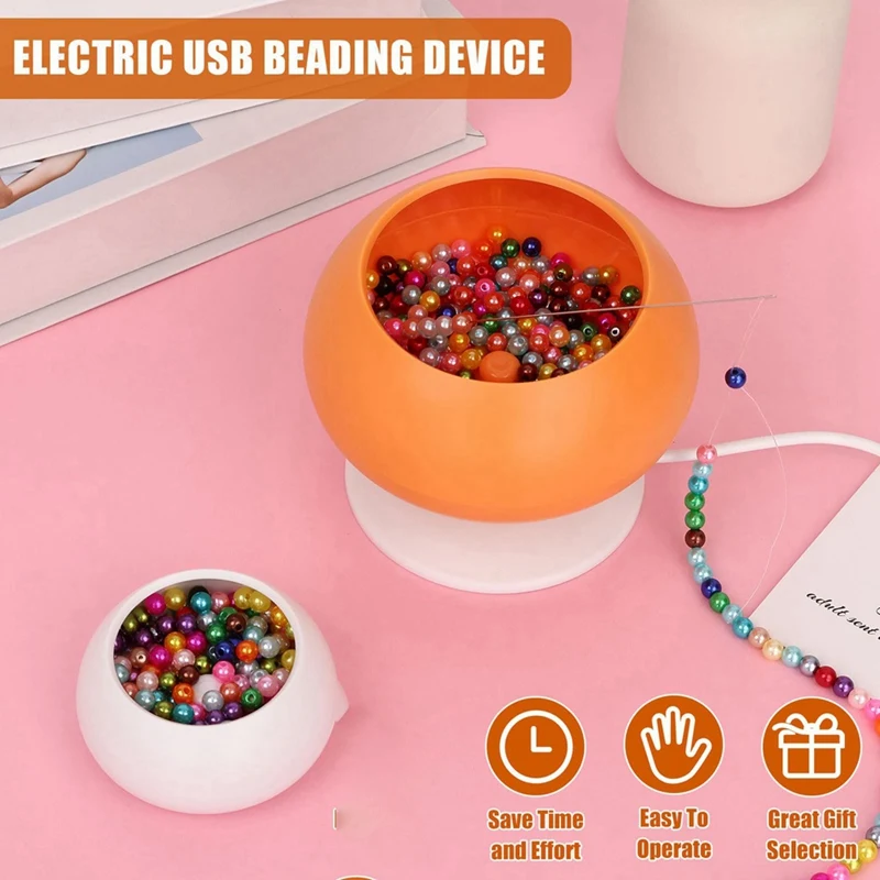 1 Set Electric Bead Spinner Clay Bead Spinner Automatic Seed Bead Spinner  Adjustable Speed Beading Bowl Spinner - AliExpress