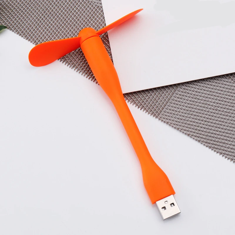 Hot Selling USB Mini Fan Detachable Flexible Portable USB Fan Suitable for All Power Output Gadgets Summer Cooling Artifact