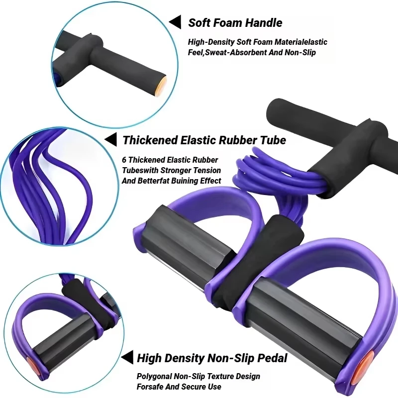 Multi-Function Resistance Band Exerciser for Home Gym and Fitness Training