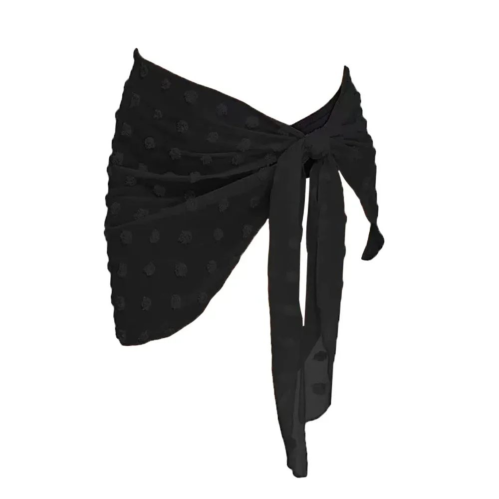 Summer Sheer Chiffon Sarong Skirt - Women's Swimsuit Cover-Up