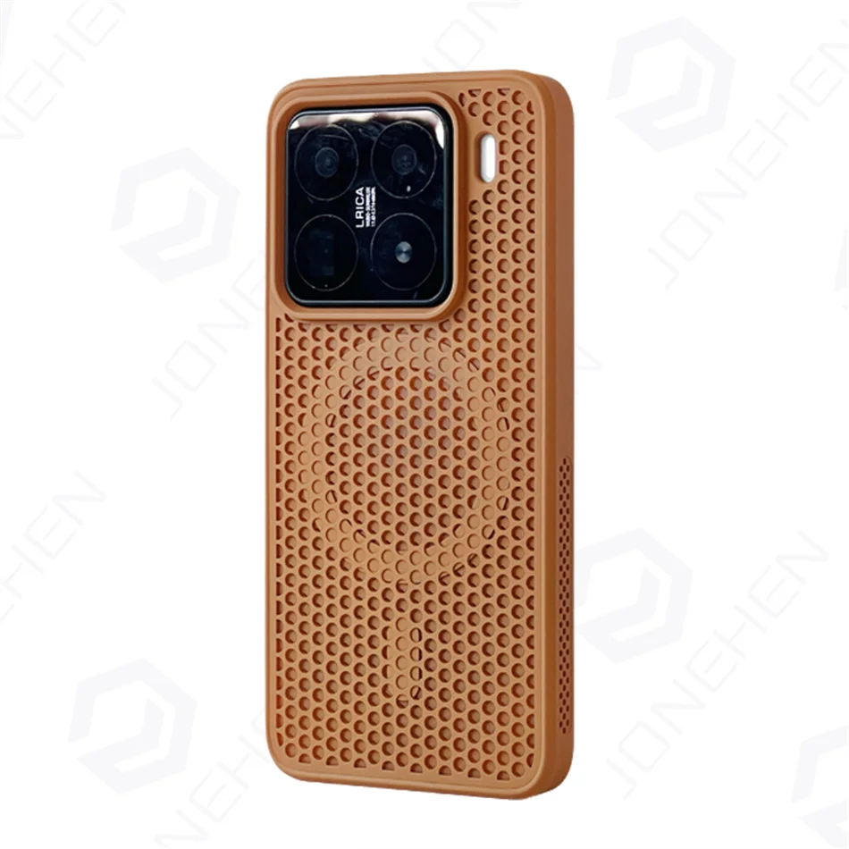 Magsafe Honeycomb Mesh Cooling Magnetic Case - Solid Color Silicone Bumper Cover