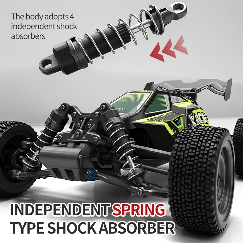 1:16 Scale 4WD RTR Brushless Fast RC Cars All Terrain Max 70km/h Off-Road Hobby Electric RC Buggy RC Truck Gifts for Adults Boys 6