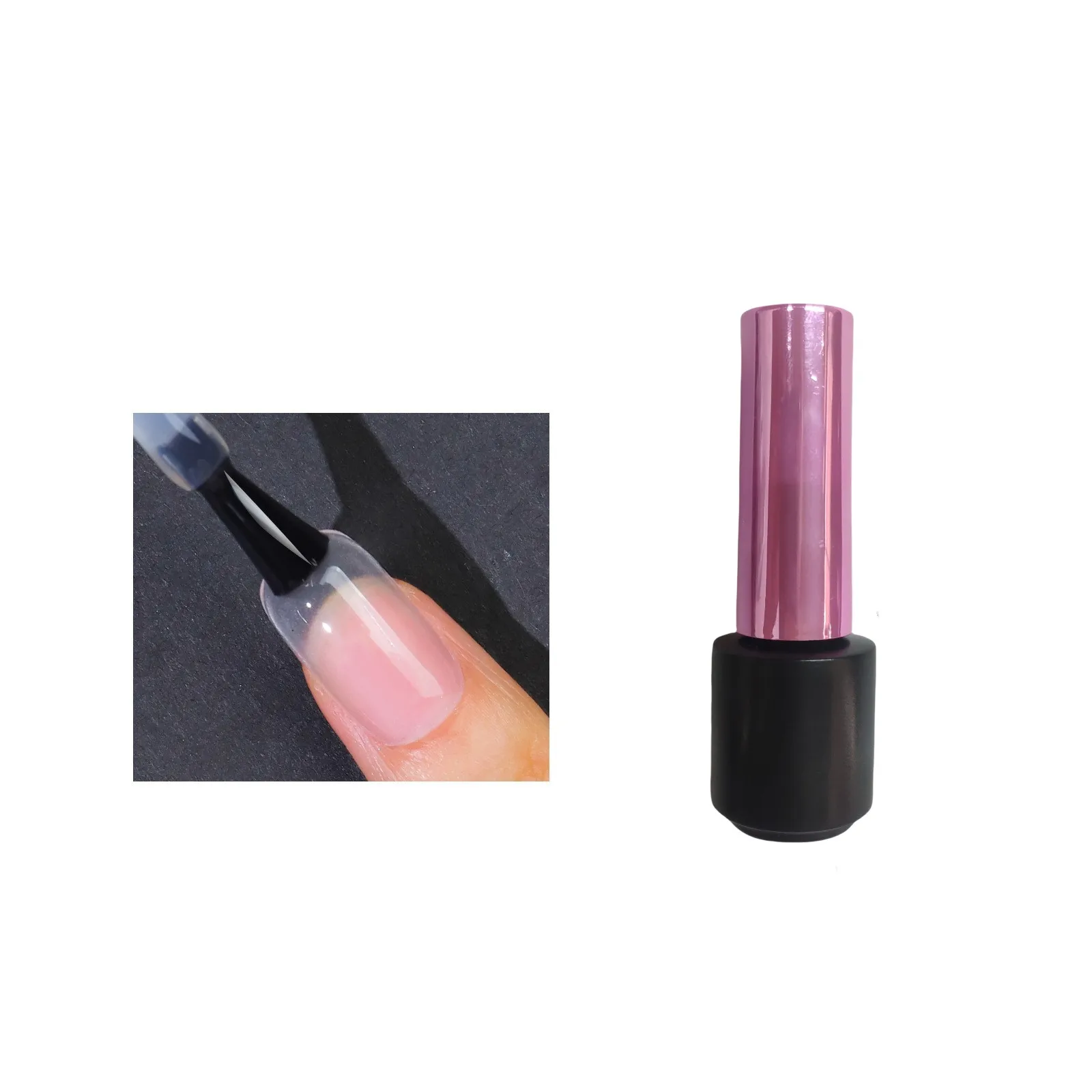 3 pieces 8 ml  Long lasting UV Top coat Soak off Nail art Salon Top gel 4