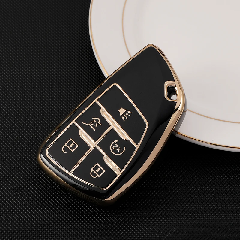 Premium TPU Key Fob Cover with 5-6 Button Slots