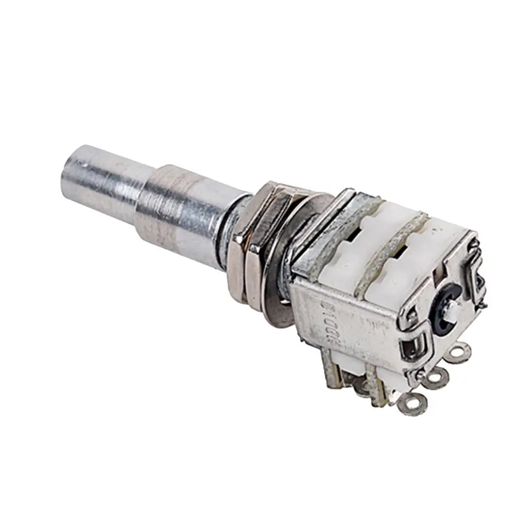 

1pc Guitar Pots Stacked Concentric Potentiometer W/ Center Detent